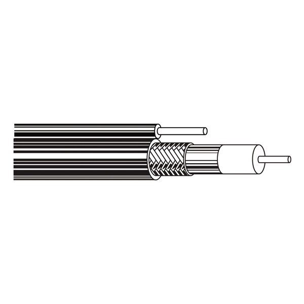 Belden RG6 18 SOL CCS FPE DUOBOND+60%, AL BRD SHD PVC JKT CM CATV, 1000FT 9117M 0101000 - main